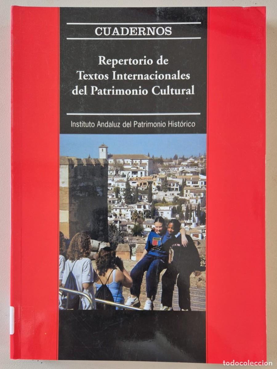 Libros de segunda mano: Repertorio de Textos Internacionales del Patrimonio Cultural