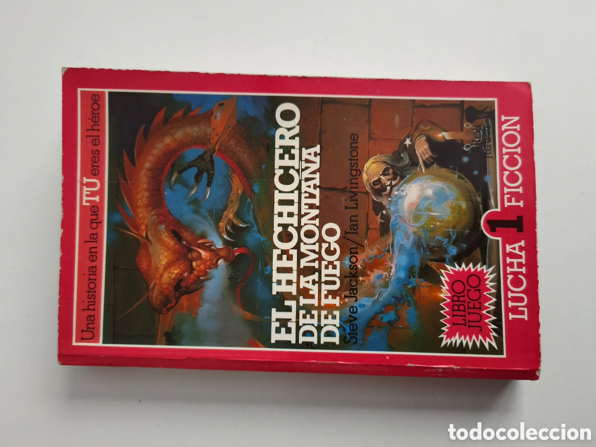 Libros de segunda mano: LIBRO JUEGO EL HECHICERO DE LA MONTA&Ntilde;A DE FUEGO - STEVE JACKSON