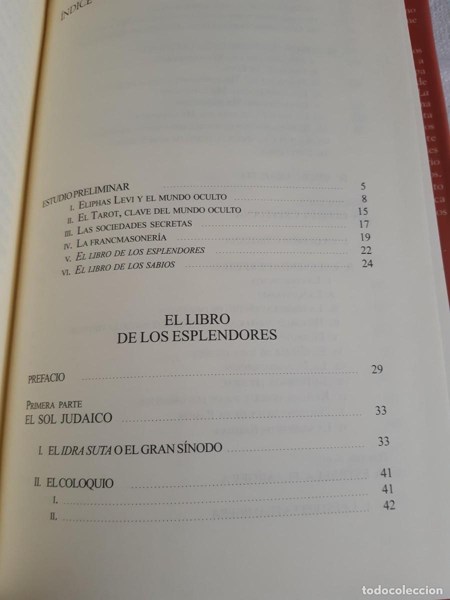 Libros de segunda mano: el mago el libro de los esplendores el libro de los sabios Eliphas Levi - Foto 6