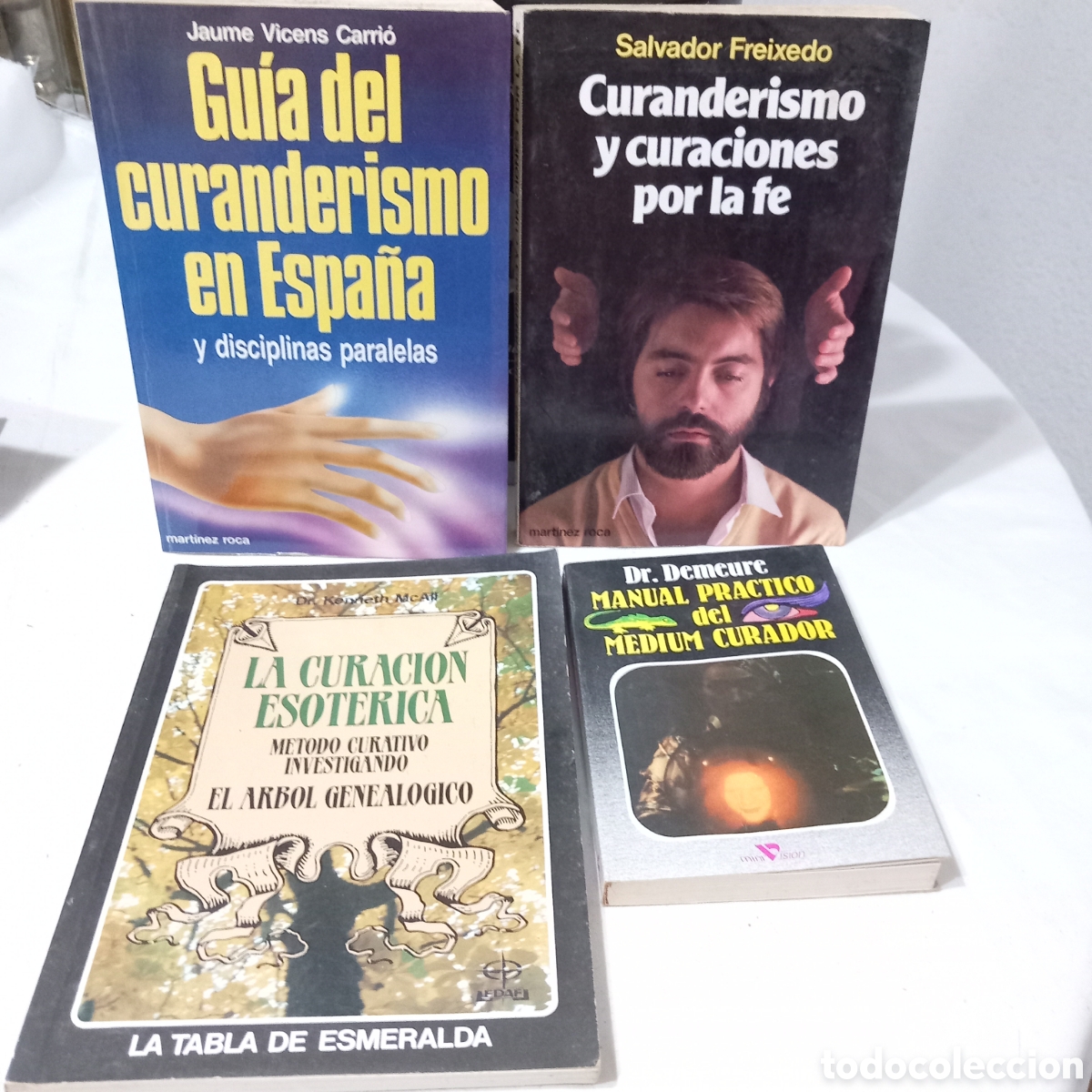 Libri di seconda mano: GUIA CURANDERISMO en ESPA&Ntilde;A+CURANDERISMO POR LA FE+CURACION ESOTERICA+MANUAL PRACTICO DEL MEDIUM CU