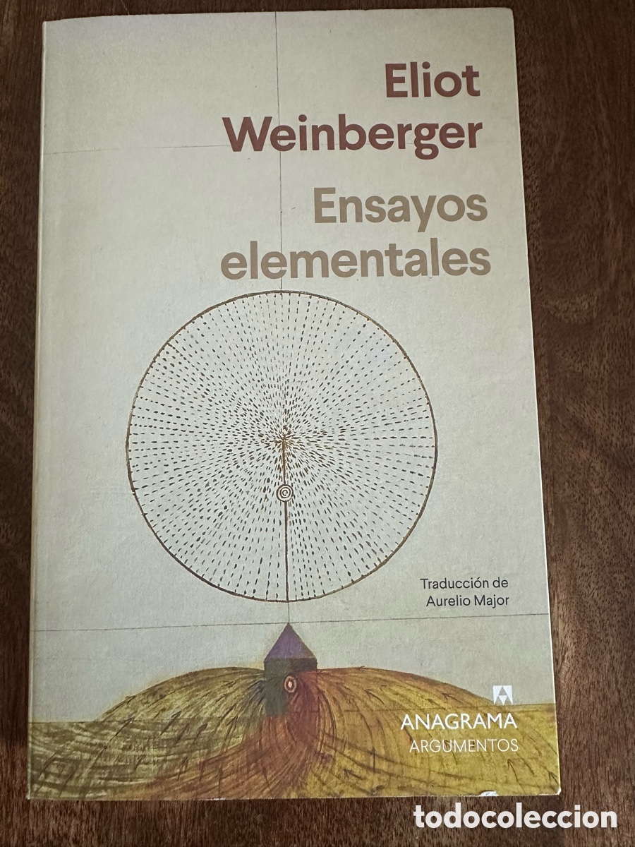 Libros de segunda mano: Ensayos elementales Eliot Weinberger Anagrama - Foto 1