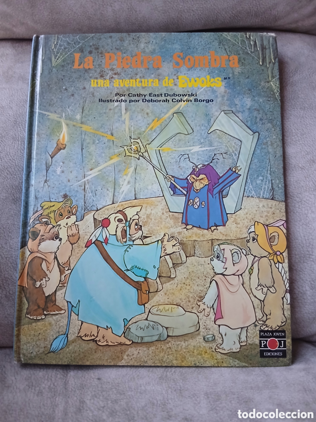 Libros de segunda mano: Libro La Piedra Sombra, una aventura de Ewoks -Lucas Films 1.986- Star Wars