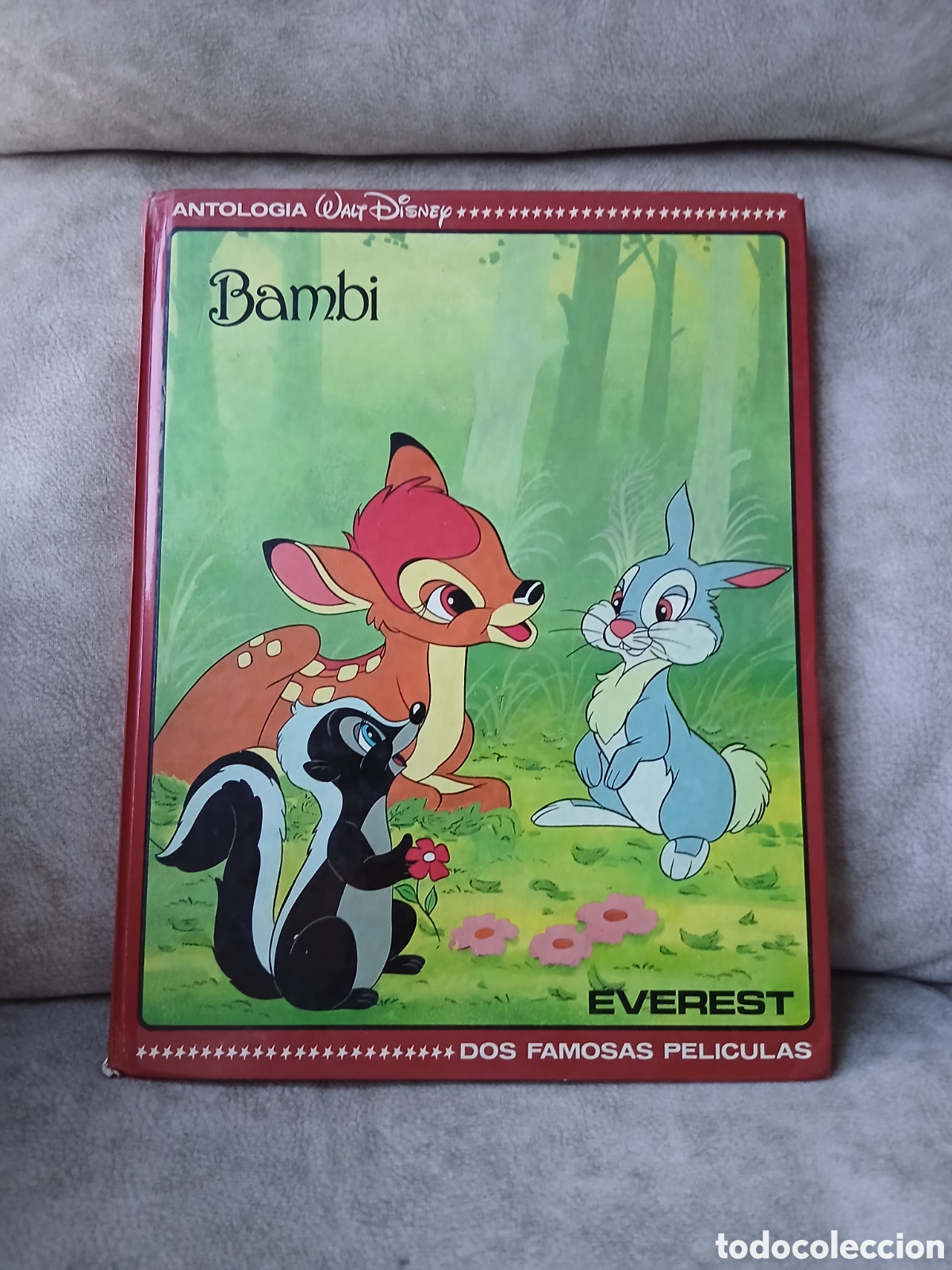 Libros de segunda mano: Libro Antolog&iacute;a Walt Disney, Bambi y Alicia en el Pa&iacute;s de las Maravillas -Ed. Everest 1.985-