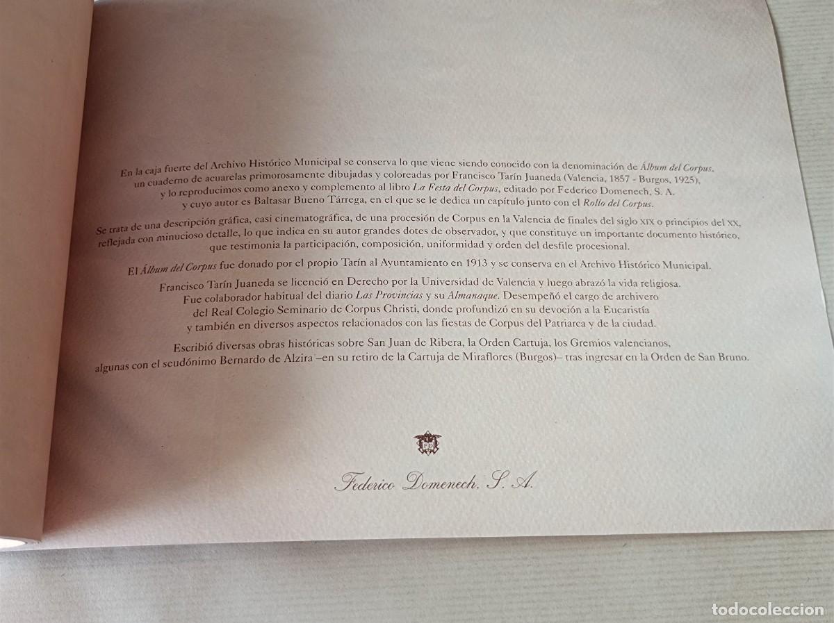Libros de segunda mano: FACS&Iacute;MIL LA PROCESI&Oacute;N DEL CORPUS EN VALENCIA - Foto 14