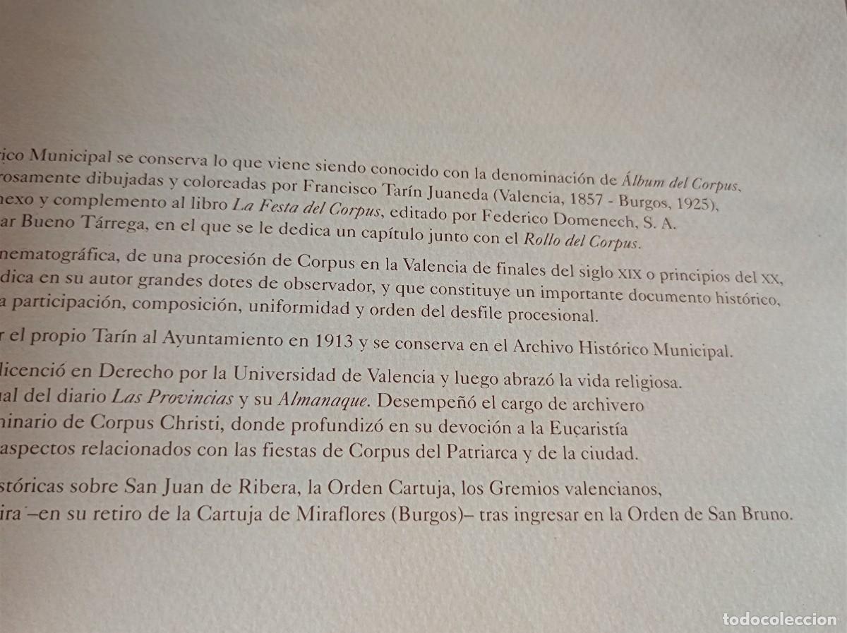 Libros de segunda mano: FACS&Iacute;MIL LA PROCESI&Oacute;N DEL CORPUS EN VALENCIA - Foto 16