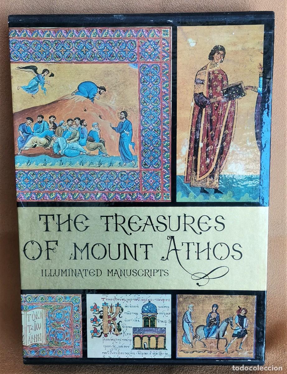 Libri di seconda mano: THE TREASURES OF MOUNT ATHOS ILUMINATED MANUSCRIPTS 2 TOMOS.