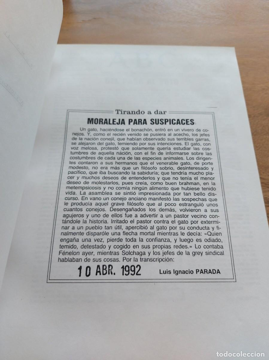 Libros de segunda mano: 4 TOMOS ART&Iacute;CULOS ABC - 1992 - Foto 8