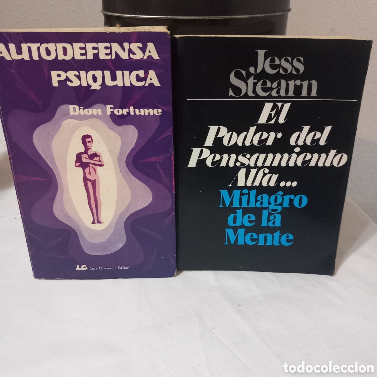 Libros de segunda mano: EL PODER DEL PENSAMIENTO ALFA+AUTODEFENSA PSIQUICA(JESS STEARN y DION FORTUNE)