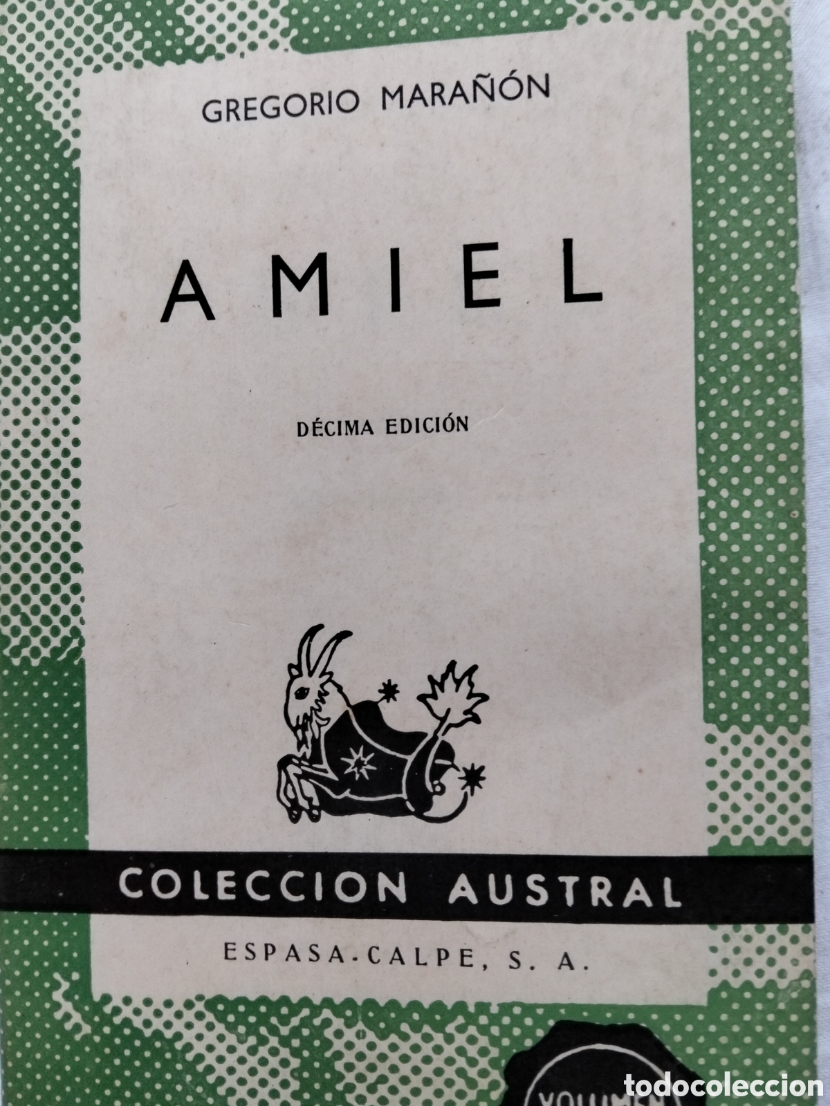 Gebrauchte B&uuml;cher: A MIEL GREGORIO MARA&Ntilde;&Oacute;N