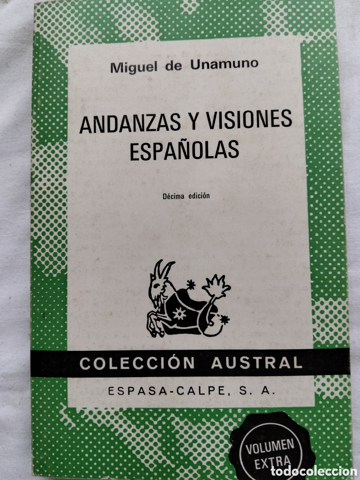 Libros de segunda mano: ANDANZAS Y VISIONES ESPA&Ntilde;OLAS MIGUEL DE HUNAMUNO