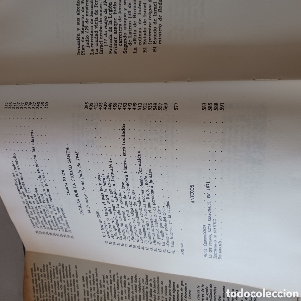 Libros de segunda mano: Oh Jerusal&eacute;n de Dominique Lapierre y Larry Collins - Foto 8