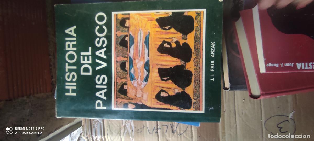 Second hand books: HISTORIA DEL PAIS VASCO. J. L. PAUL ARZAK. LUIS ARANBURU EDITOR, 1978