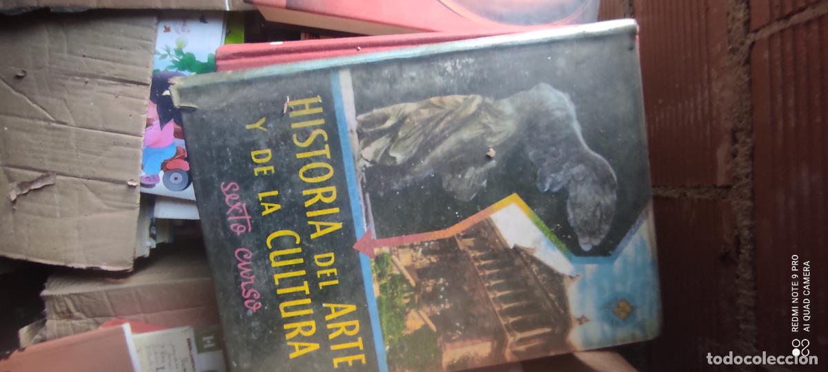 Second hand books: ANTIGUO LIBRO HISTORIA DEL ARTE Y DE LA CULTURA - SEXTO CURSO