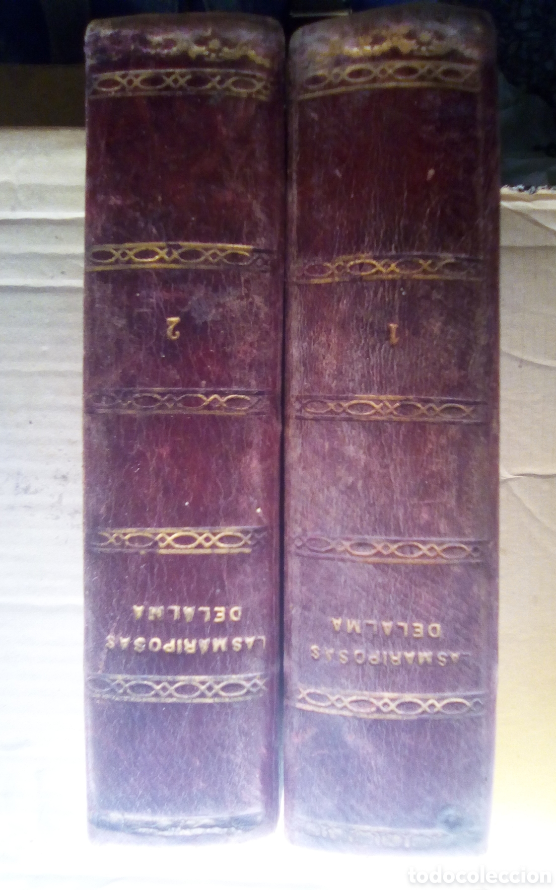 Libros de segunda mano: Las mariposas del alma. Novela de costumbres. 2 Tomos. Por Enrique P&eacute;rez Escrich. M. Guijarro, 1887.