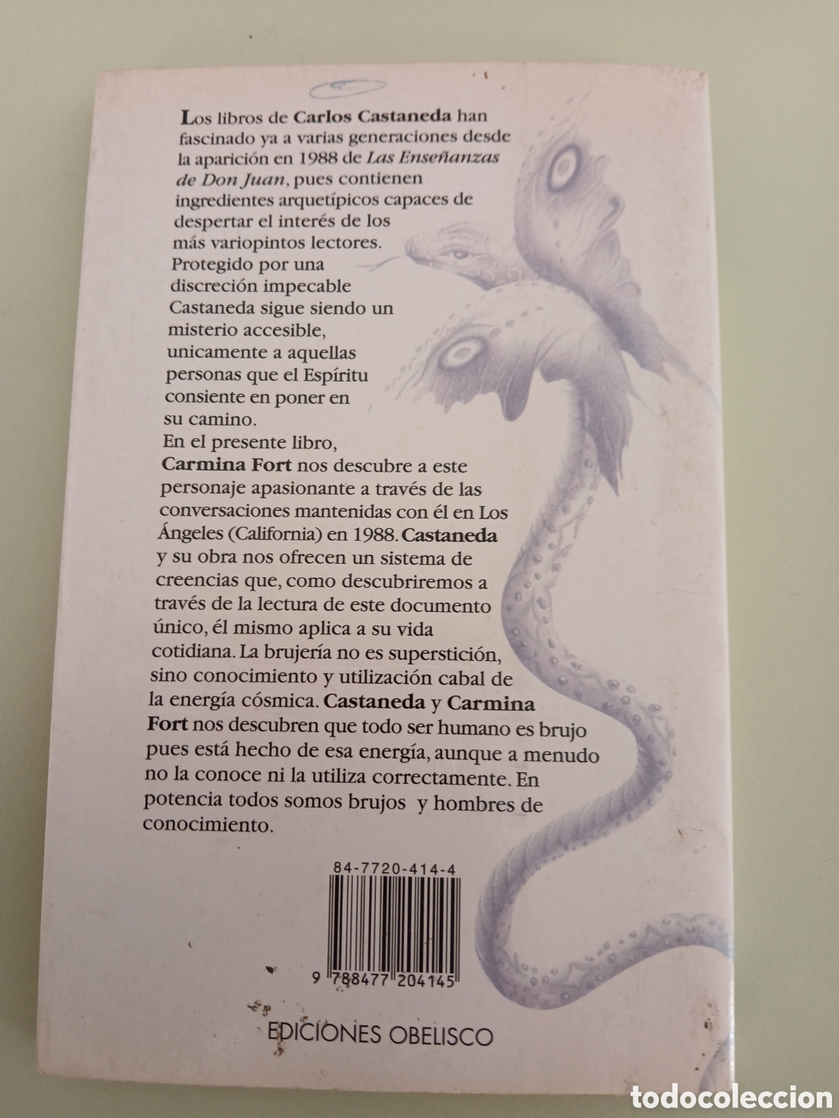 Libros de segunda mano: Conversaciones con Carlos Castaneda. Carmina Fort. - Foto 2