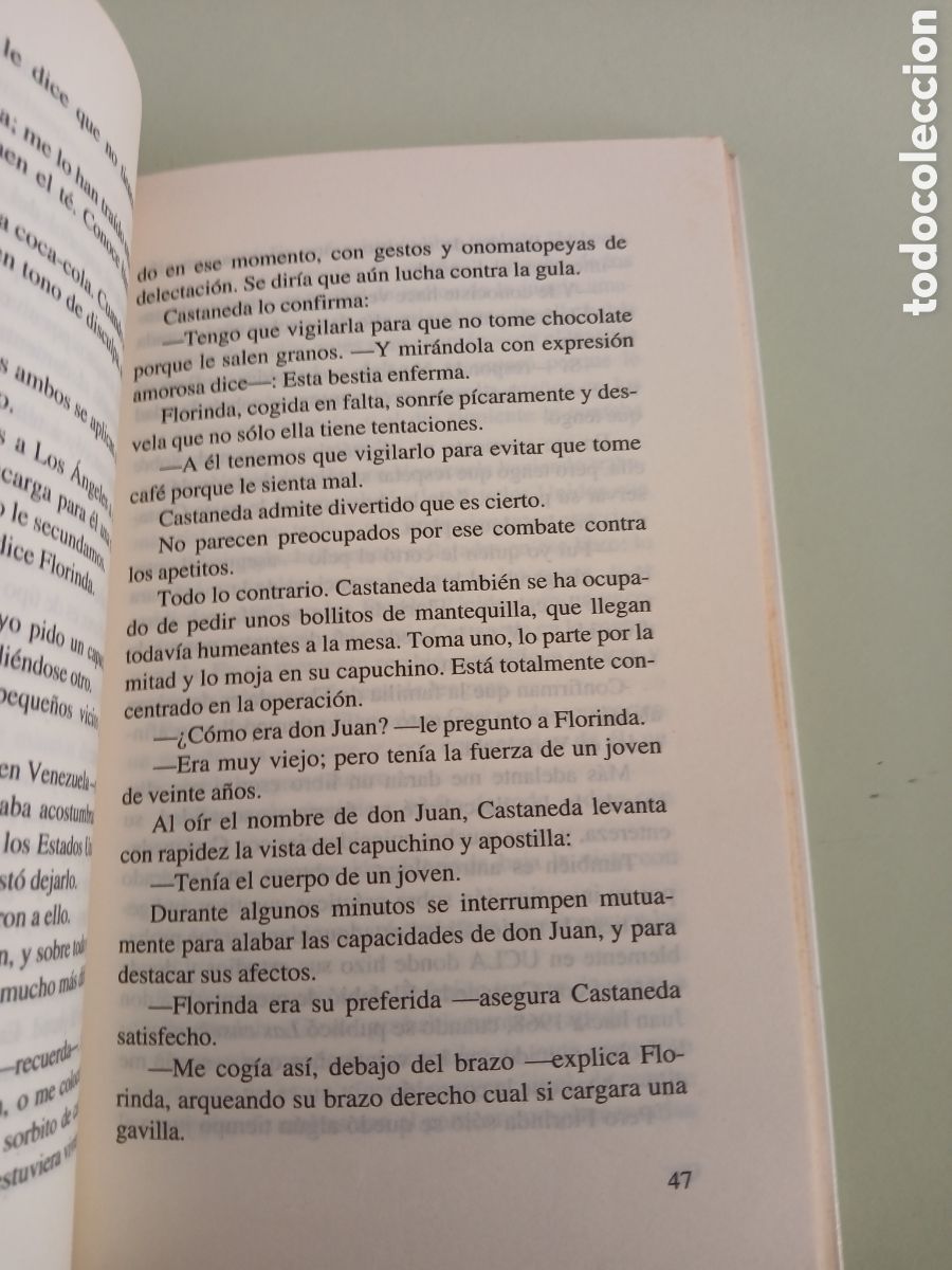 Libros de segunda mano: Conversaciones con Carlos Castaneda. Carmina Fort. - Foto 7