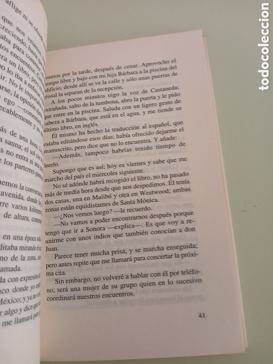 Libros de segunda mano: Conversaciones con Carlos Castaneda. Carmina Fort. - Foto 8