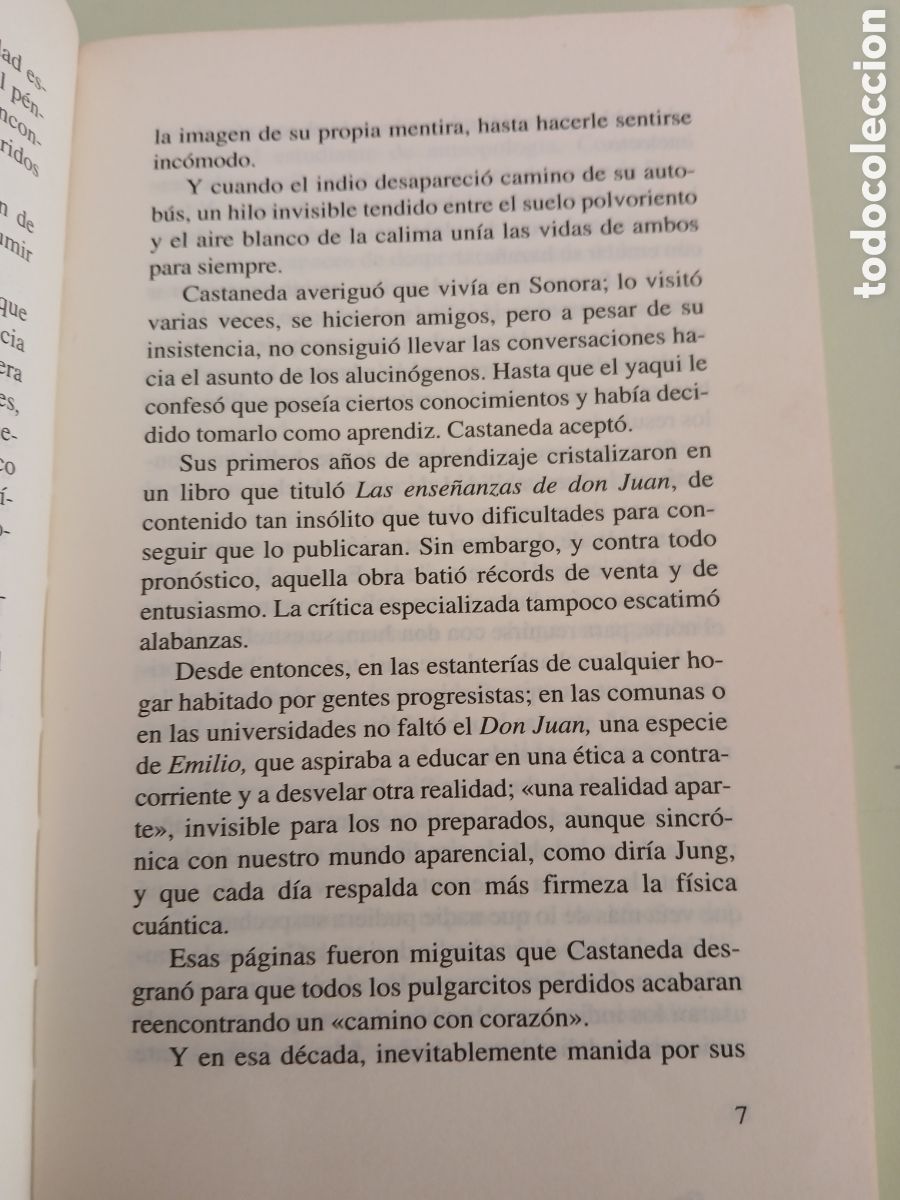 Libros de segunda mano: Conversaciones con Carlos Castaneda. Carmina Fort. - Foto 11
