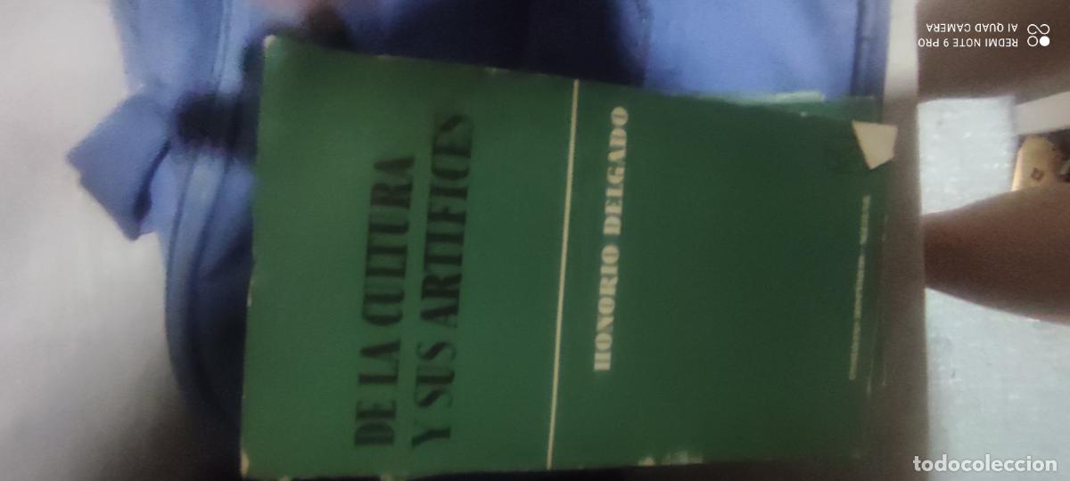 Libros de segunda mano: De la cultura y sus art&iacute;fices - DELGADO, Honorio: