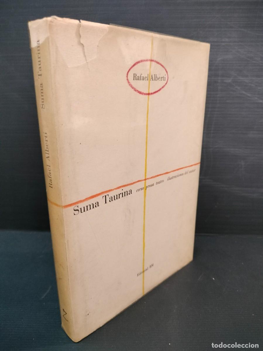 Gebrauchte B&uuml;cher: Suma Taurina, por Rafael Alberti, ilustraciones del autor, Editorial RM 1963 toros