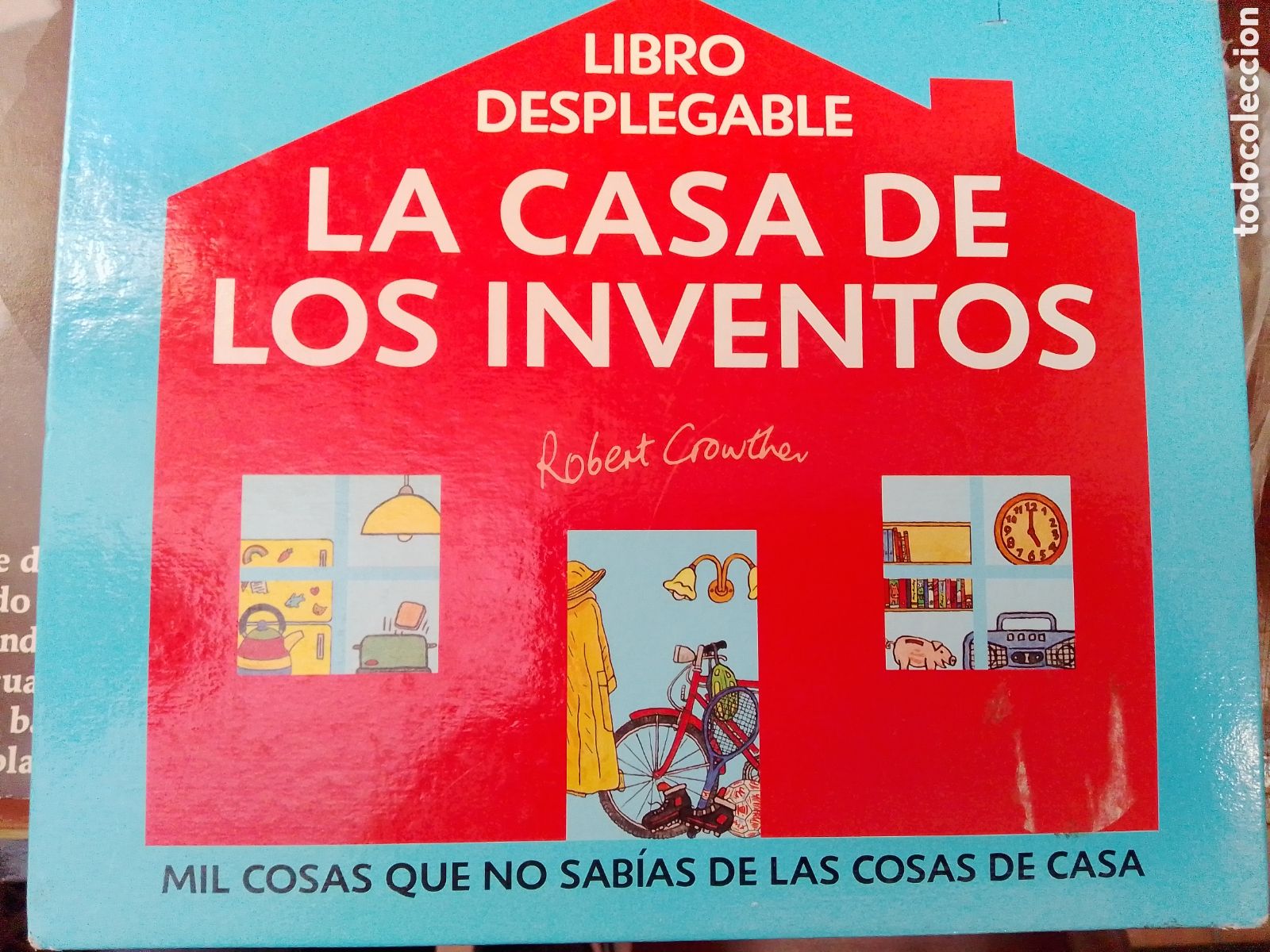 Libros de segunda mano: LA CASA DE LOS INVENTOS. CROWTHER, ROBERT. RBA. LIBRO DESPLEGABLE. 2008