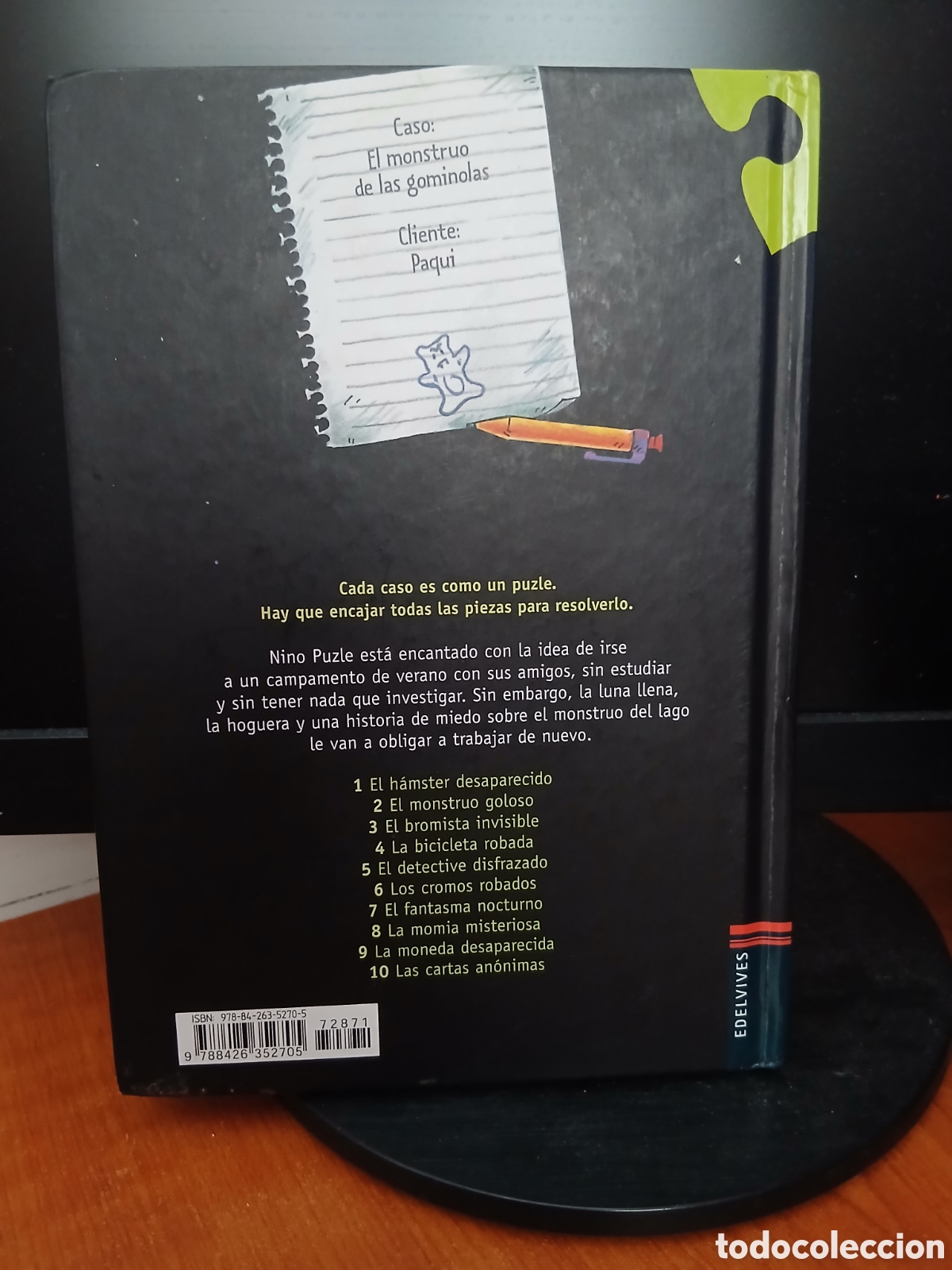 Libros de segunda mano: Libro El Monstruo Goloso -James Preller- Ed. Edelvives - Foto 2
