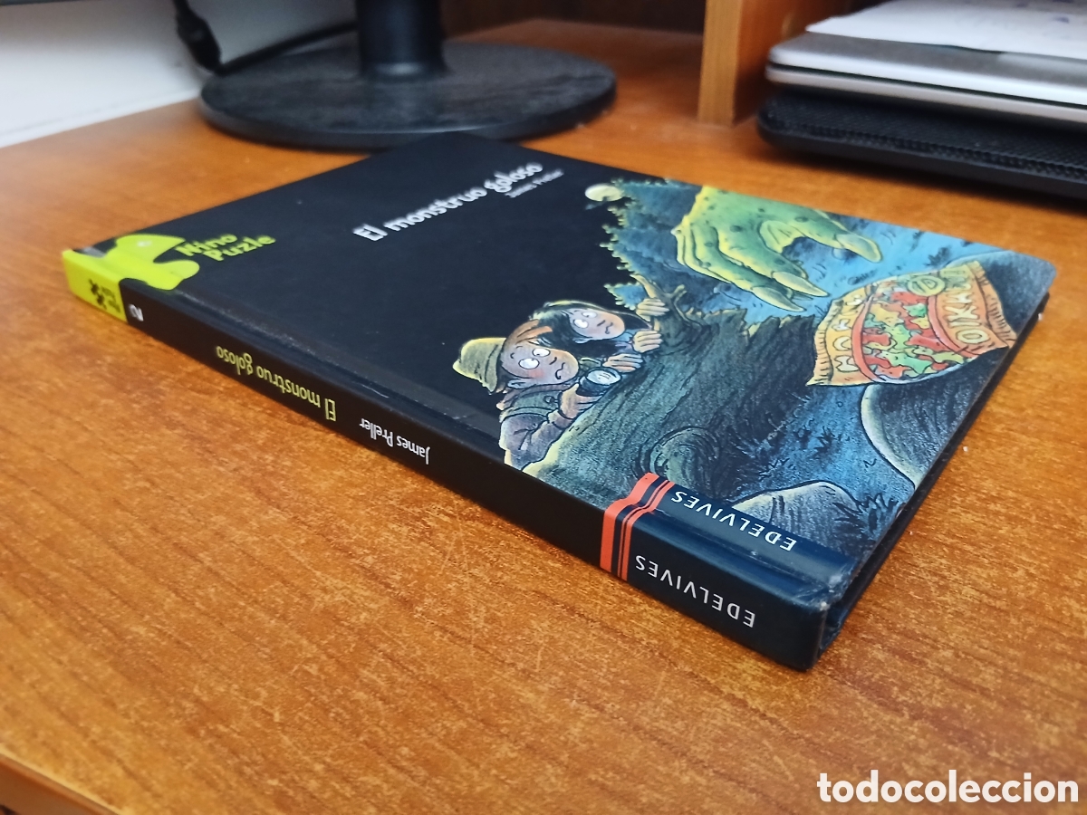 Libros de segunda mano: Libro El Monstruo Goloso -James Preller- Ed. Edelvives - Foto 3
