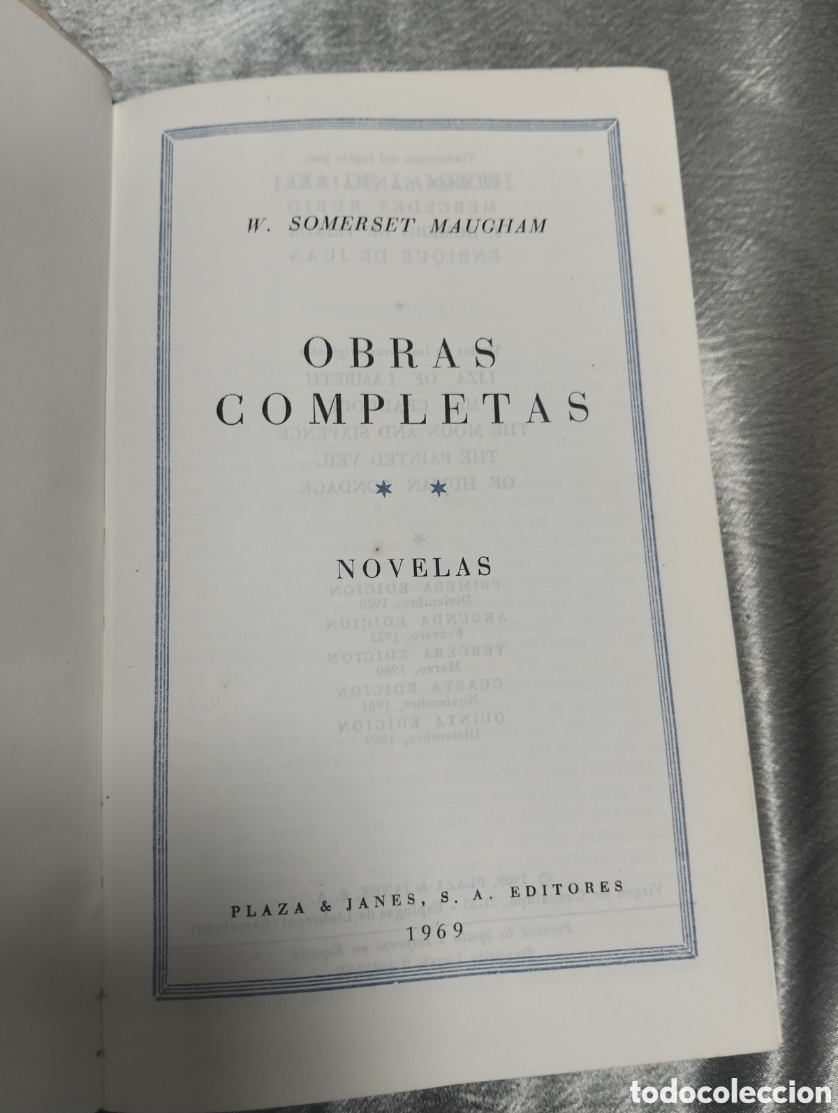 Gebrauchte B&uuml;cher: Obras completas ** Novelas