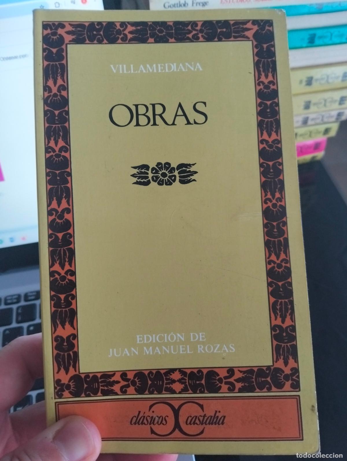 Libros de segunda mano: Literatura. Obras de Villamediana, Ed. J.M. Rozas, Castalia, 1969 VISITA MI CATALOGO. L55