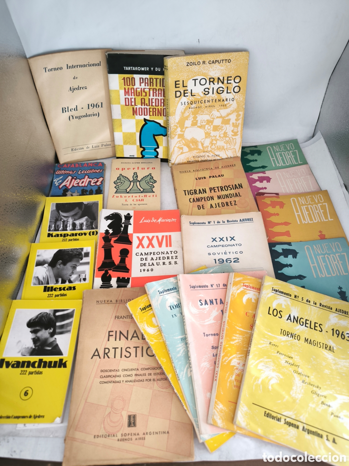 Gebrauchte B&uuml;cher: 22 Libros y libretos de ajedrez