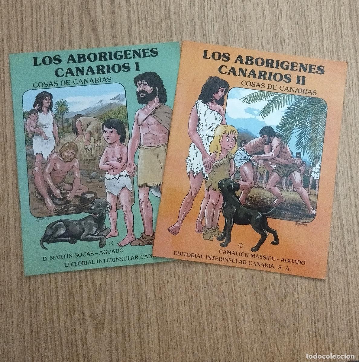 Libros de segunda mano: C&oacute;mics LOS ABOR&Iacute;GENES CANARIOS I y II | Tenerife - Canarias