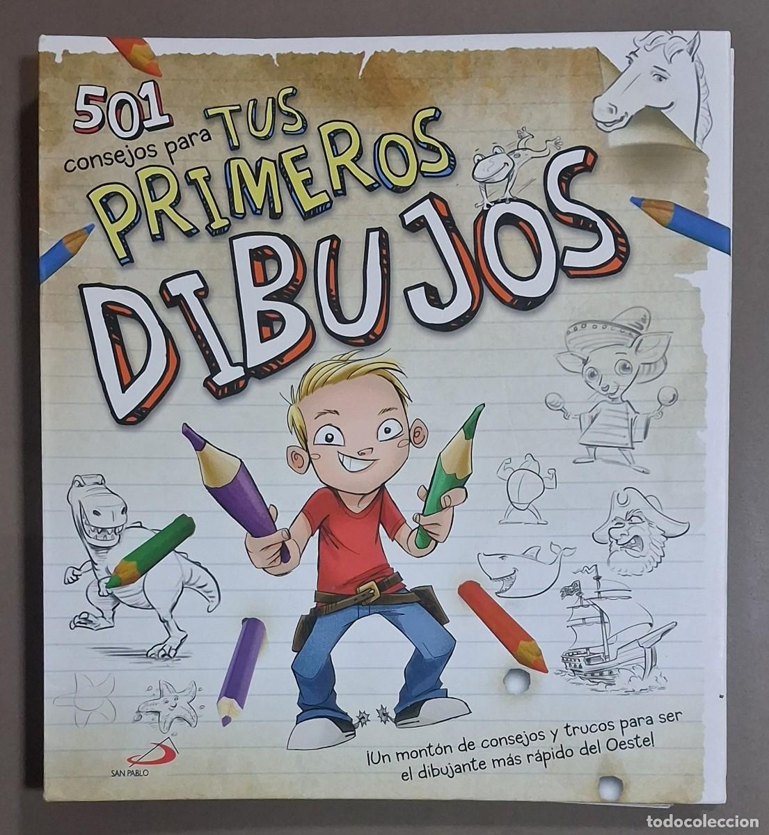 Livres d'occasion: 501 consejos para tus primeros dibujos. VV.AA. San Pablo Ed. 2013. Tapa dura. Excelente estado!