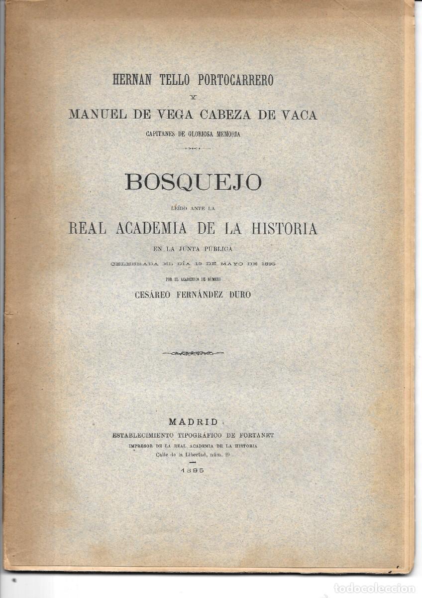 Libri di seconda mano: Real Academia de la Historia. Ces&aacute;reo Fern&aacute;ndez Duro. 1895