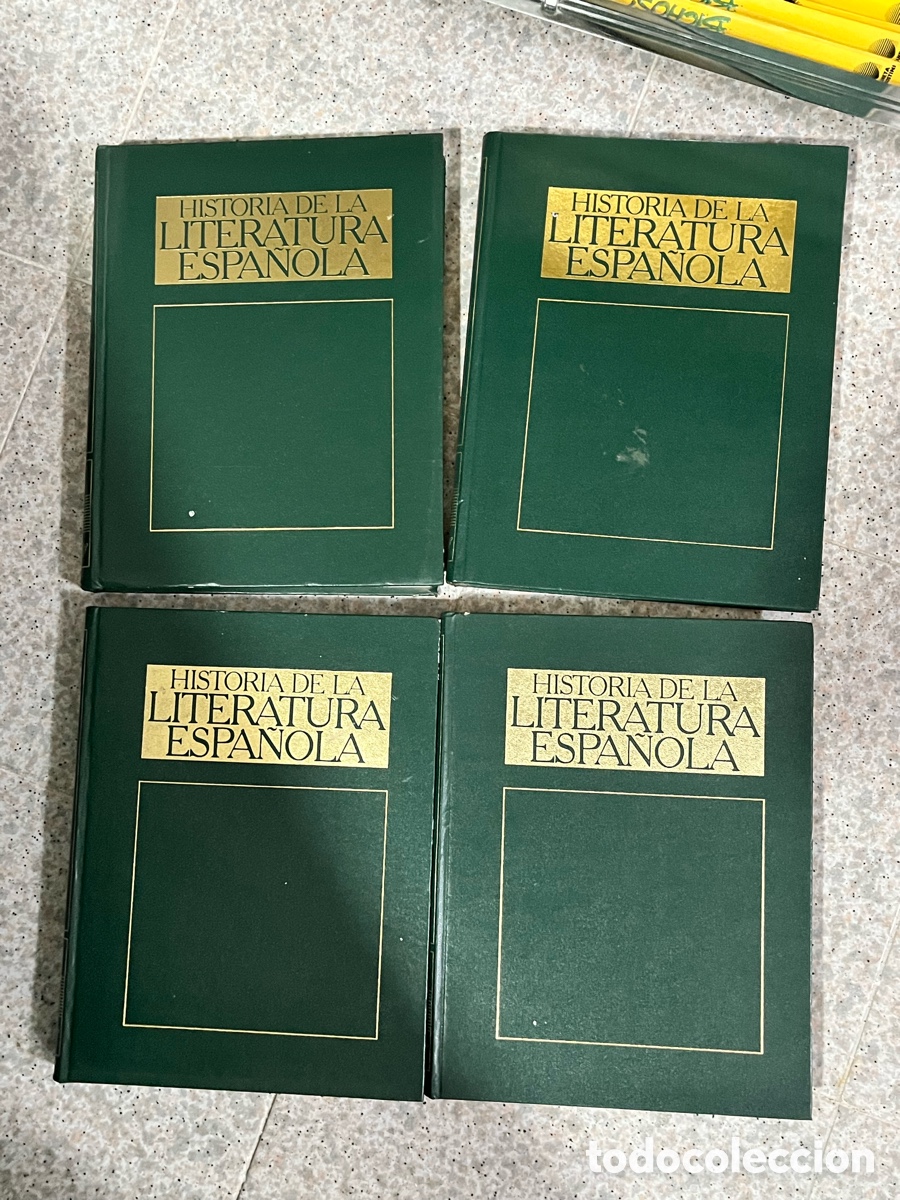Gebrauchte B&uuml;cher: HISTORIA DE LA LITERATURA ESPA&Ntilde;OLA - ORBIS - 4 TOMOS