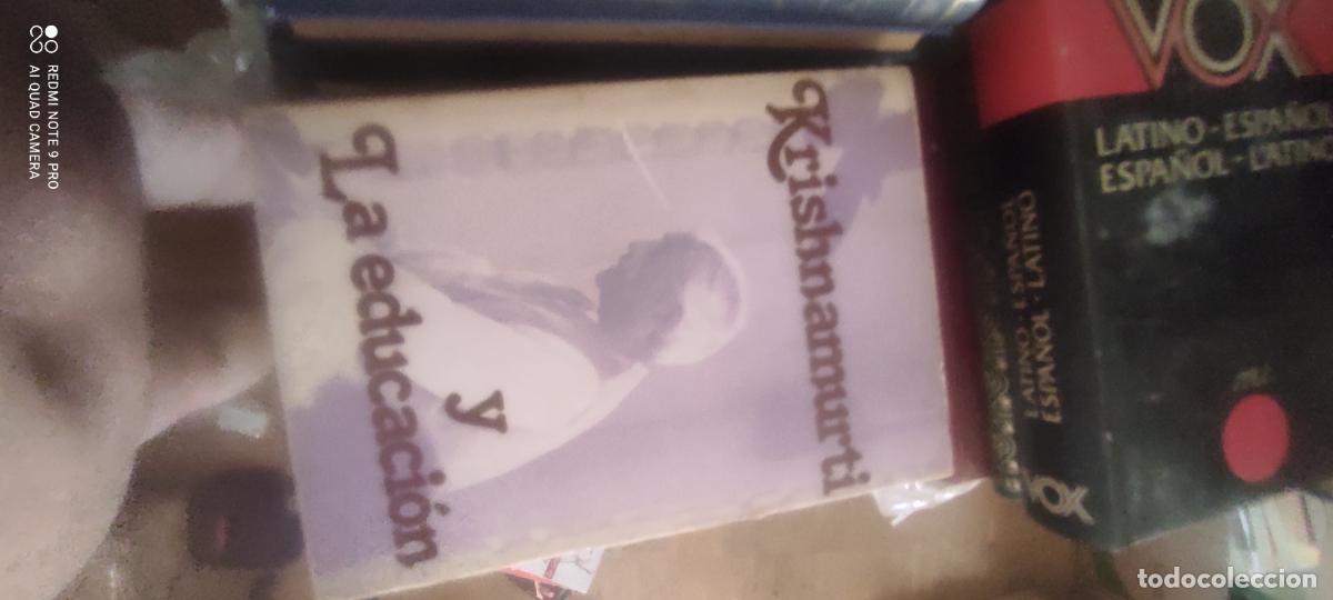 Libros de segunda mano: KRISHNAMURTI Y LA EDUCACI&Oacute;N EDHASA