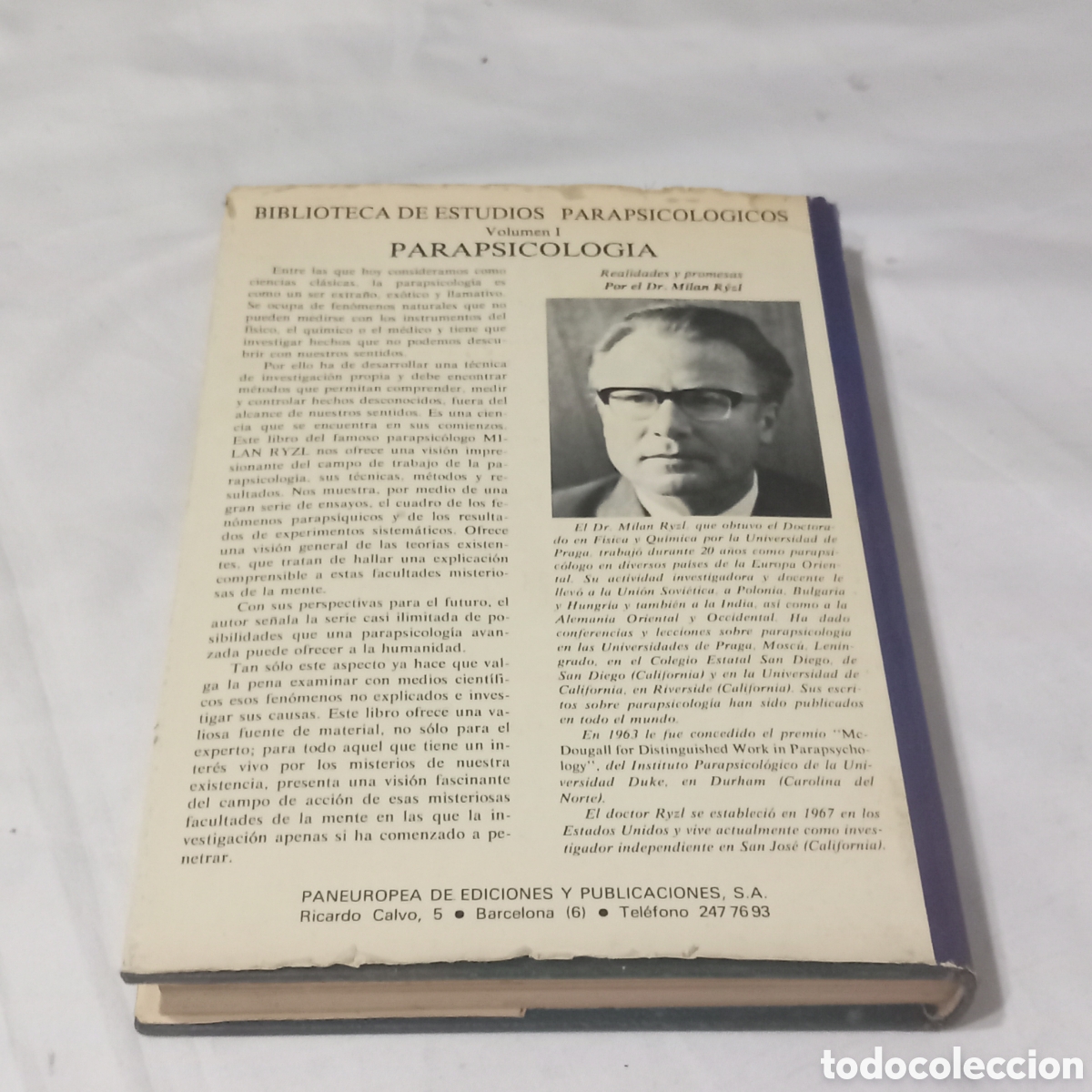Libros de segunda mano: PARAPSICOLOGIA Dr.MILAN R&Yacute;ZL - Foto 2