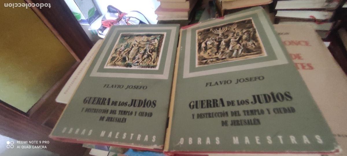 Libros de segunda mano: Guerra de los jud&iacute;os y destrucci&oacute;n del templo y ciudad de Jerusal&eacute;n.- Josefo, Flavio