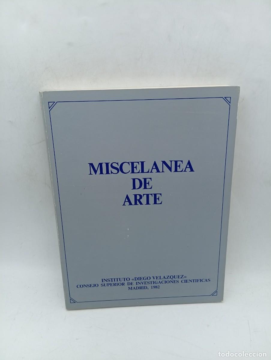 Libros de segunda mano: MISCELANEA DE ARTE. INSTITUTO DIEGO VELAZQUEZ. MADRID, 1982. PAGS : 283.