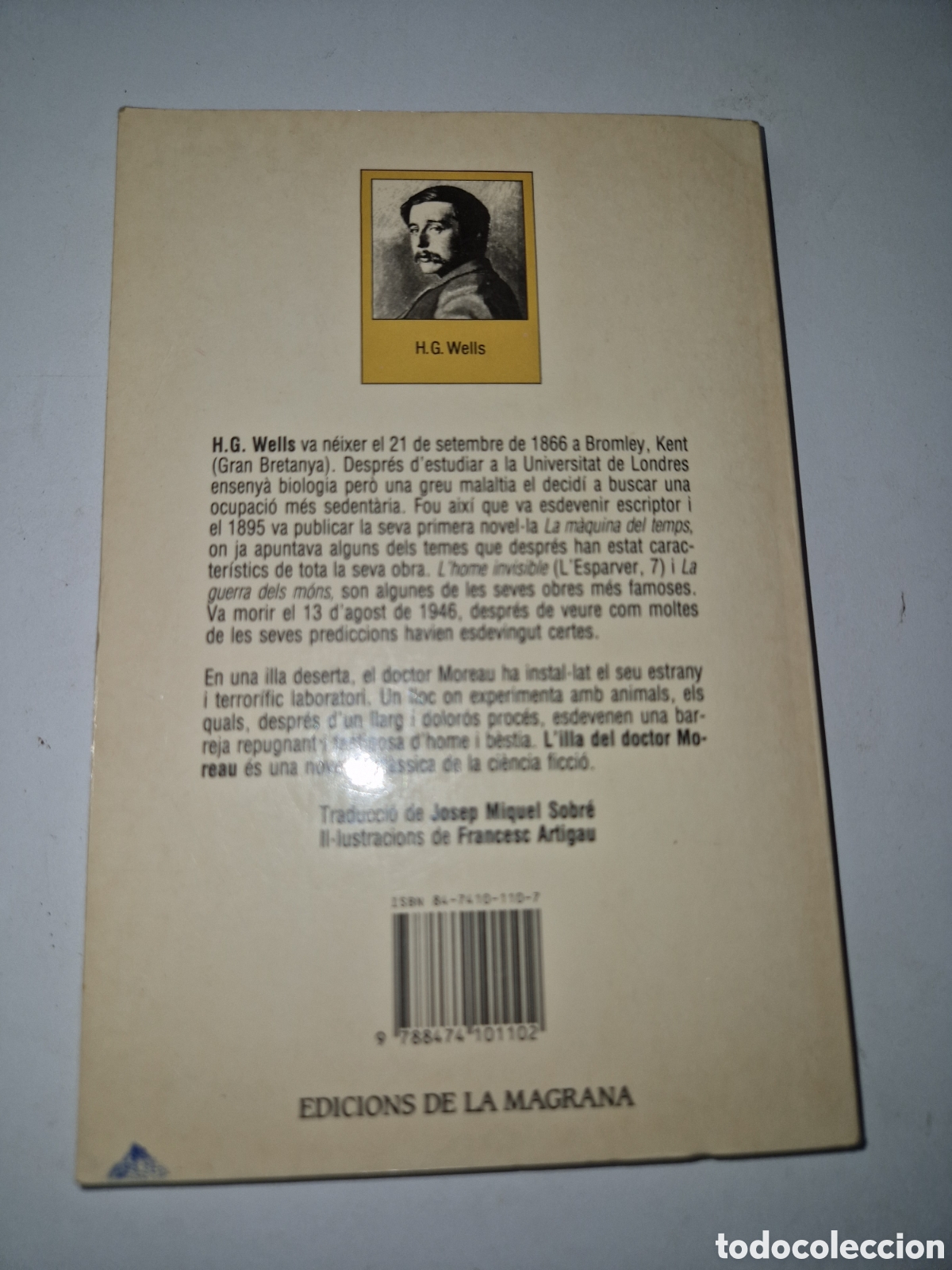 Libros de segunda mano: Lilla del Dr . Moreau edici&oacute;n de la magrana - Foto 2