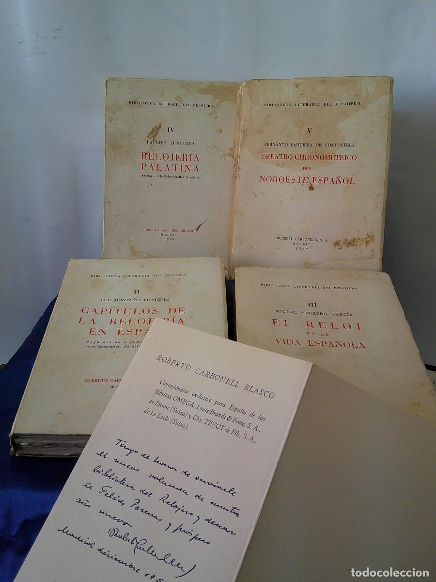 Libros de segunda mano: BIBLIOTECA LITERARIA DEL RELOJERO. Tomos.: II.III,IV y V. A&ntilde;os(1954,55,56 y 1957)MUY COMPLETOS!C-32.