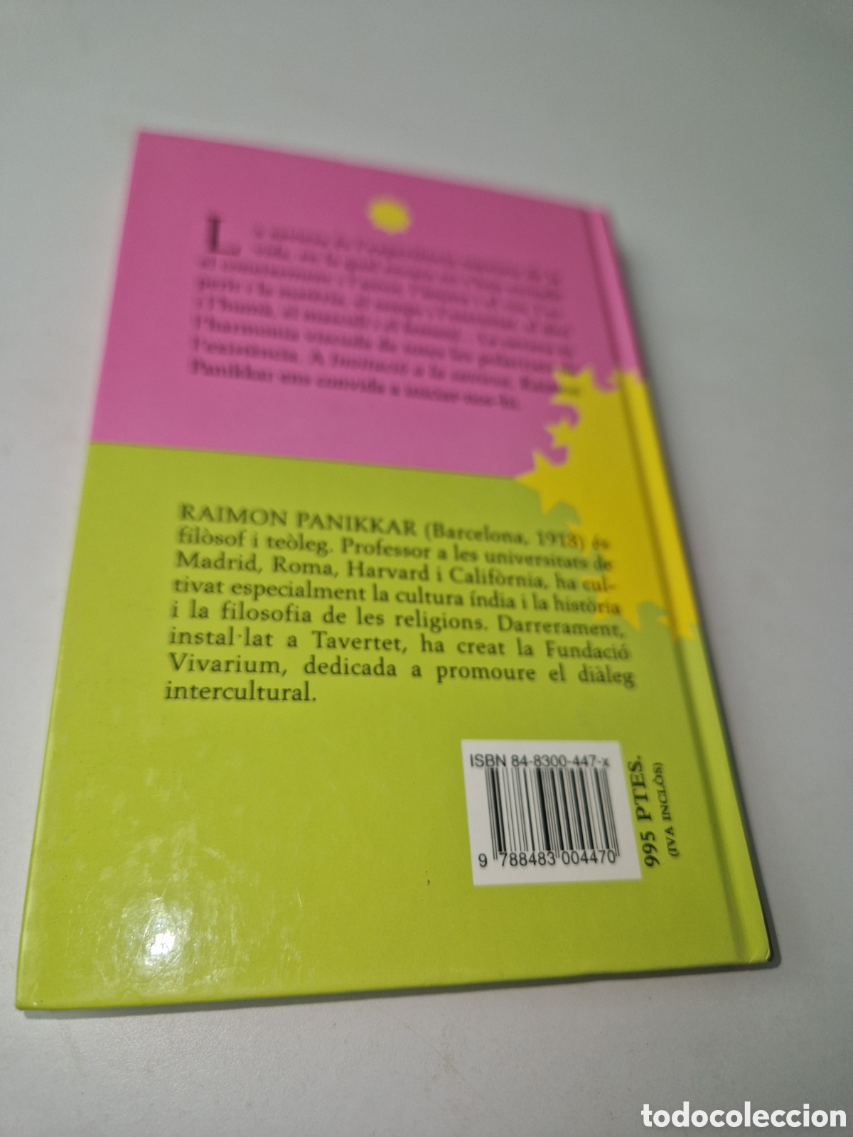 Libros de segunda mano: Panikkar. Invitaci&oacute; a la saviesa. (catal&aacute;n) - Foto 2