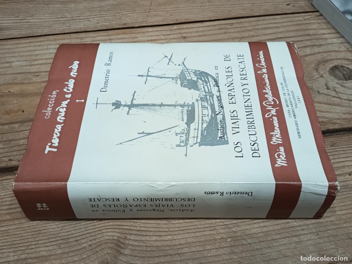 Libros de segunda mano: 1981 - DEMETRIO RAMOS. Los viajes espa&ntilde;oles de descubrimiento y rescate