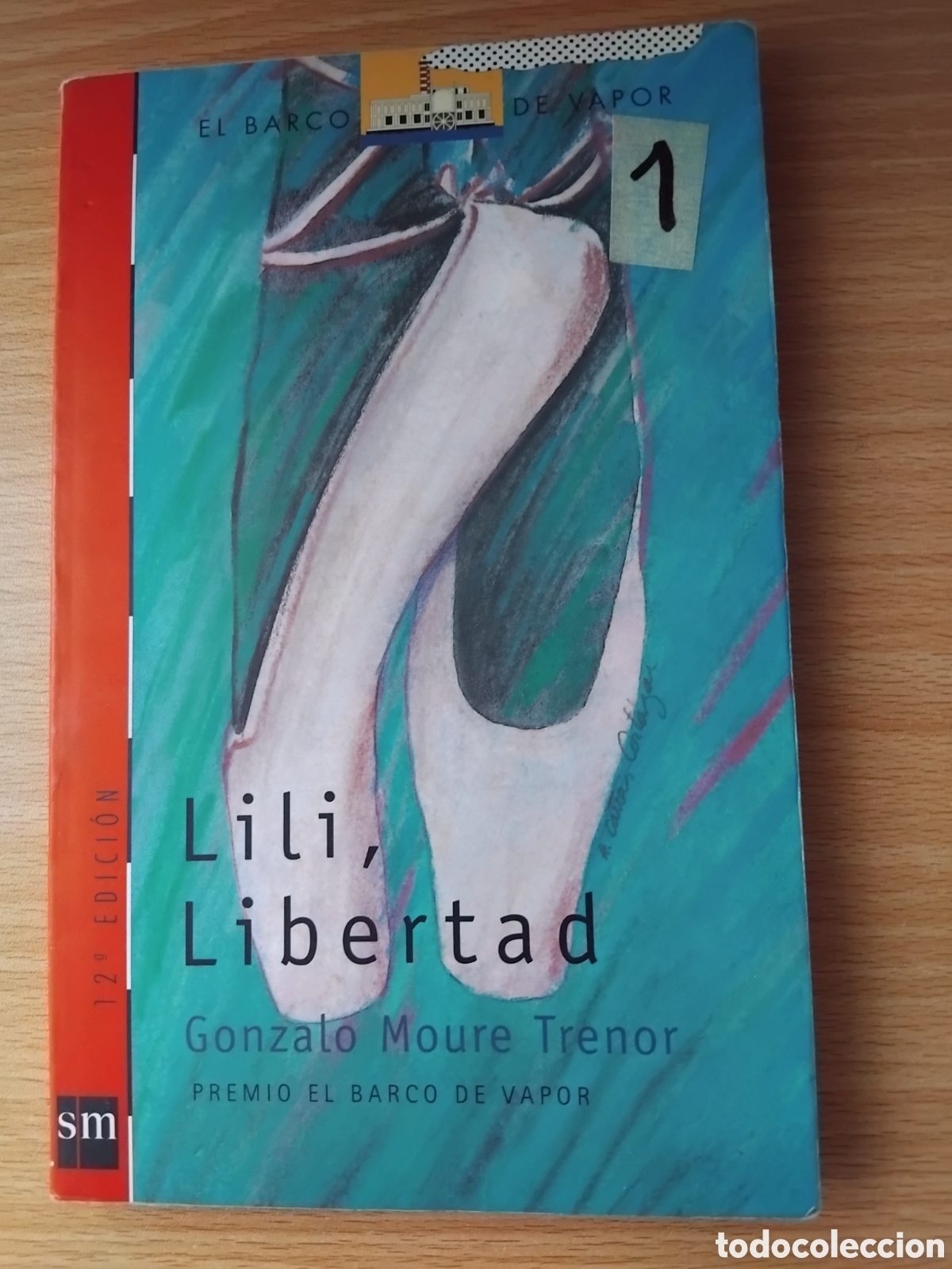 Libros de segunda mano: Lili,libertad;Gonzalo Moure Trenor;SM;2003(firma y aut&oacute;grafo del autor)