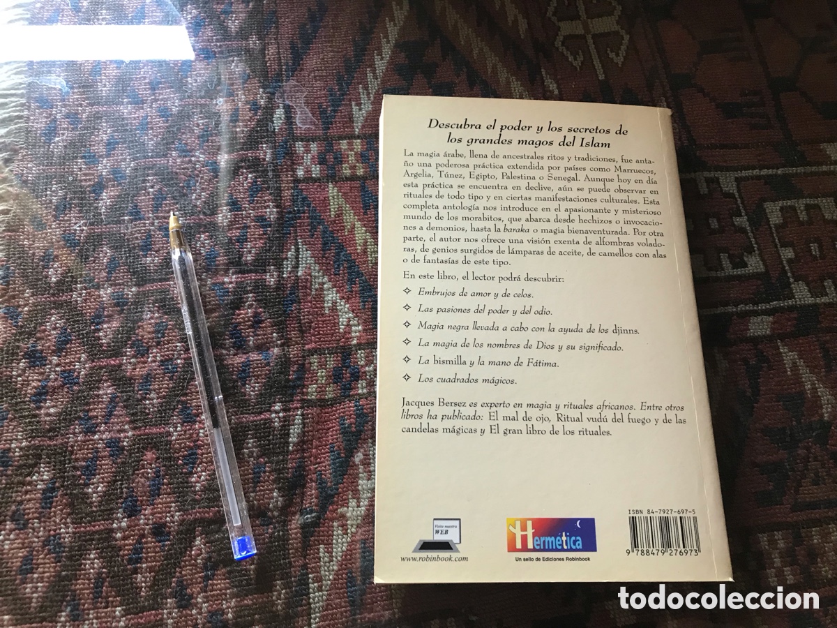 Libros de segunda mano: Magia &aacute;rabe. Jacques Bersez. Herm&eacute;tica. - Foto 3