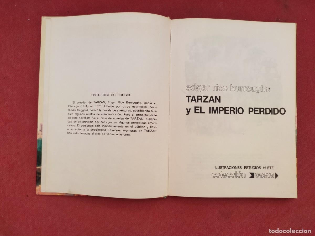 Libros de segunda mano: Tarzan y el Imperio perdido - E. Rice Burroughs - Ed. Susaeta - 1975 - Foto 4