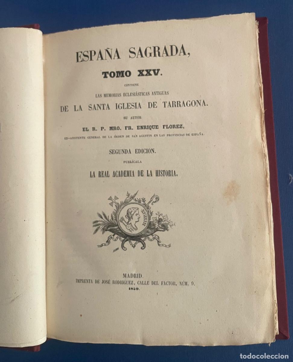 Libros de segunda mano: Espa&ntilde;a Sagrada Tomo XXV. - Foto 2