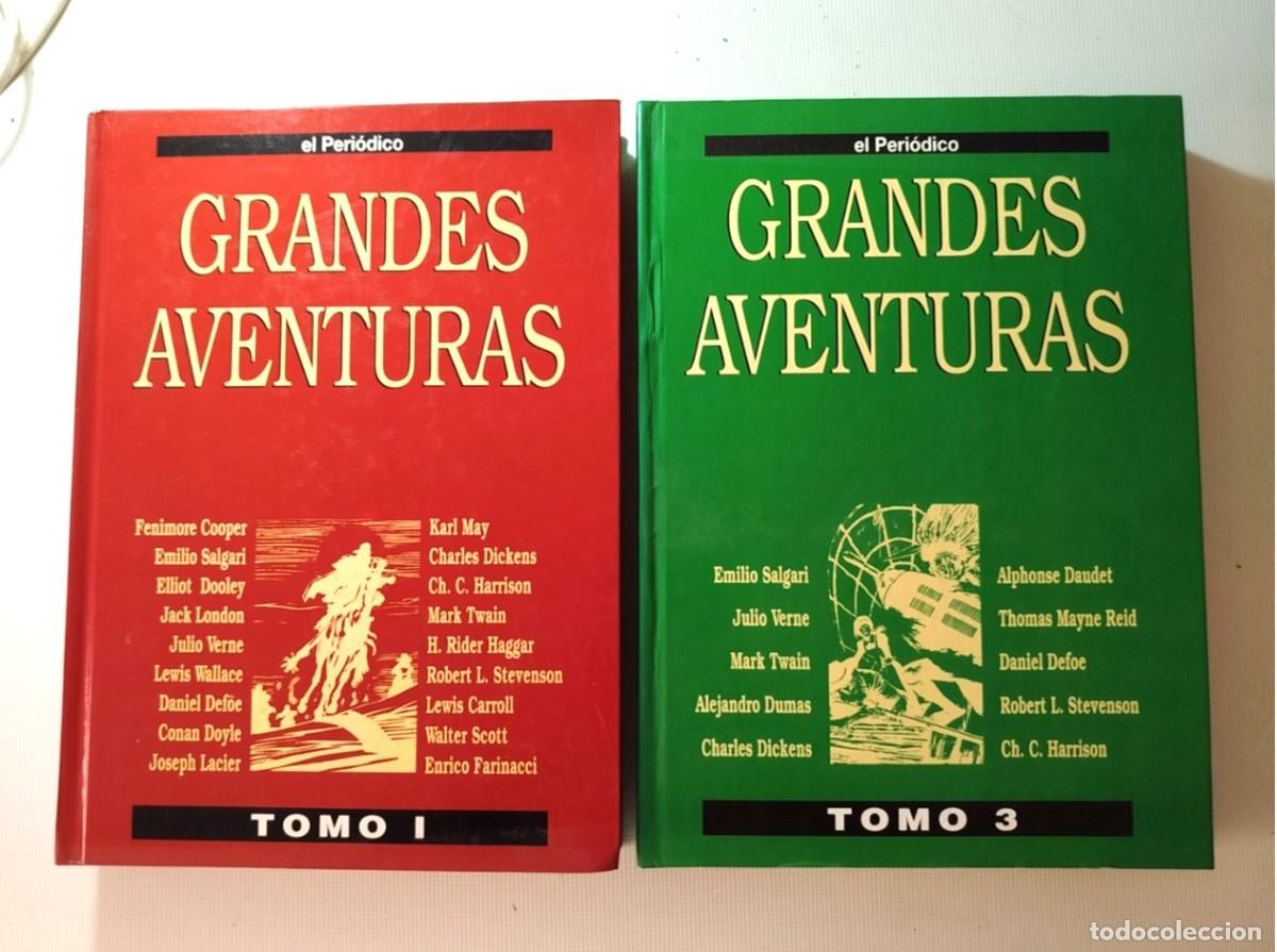 Libri di seconda mano: LOTE X 2 . GRANDES AVENTURAS . EL PERIODICO . TOMO I Y TOMO III