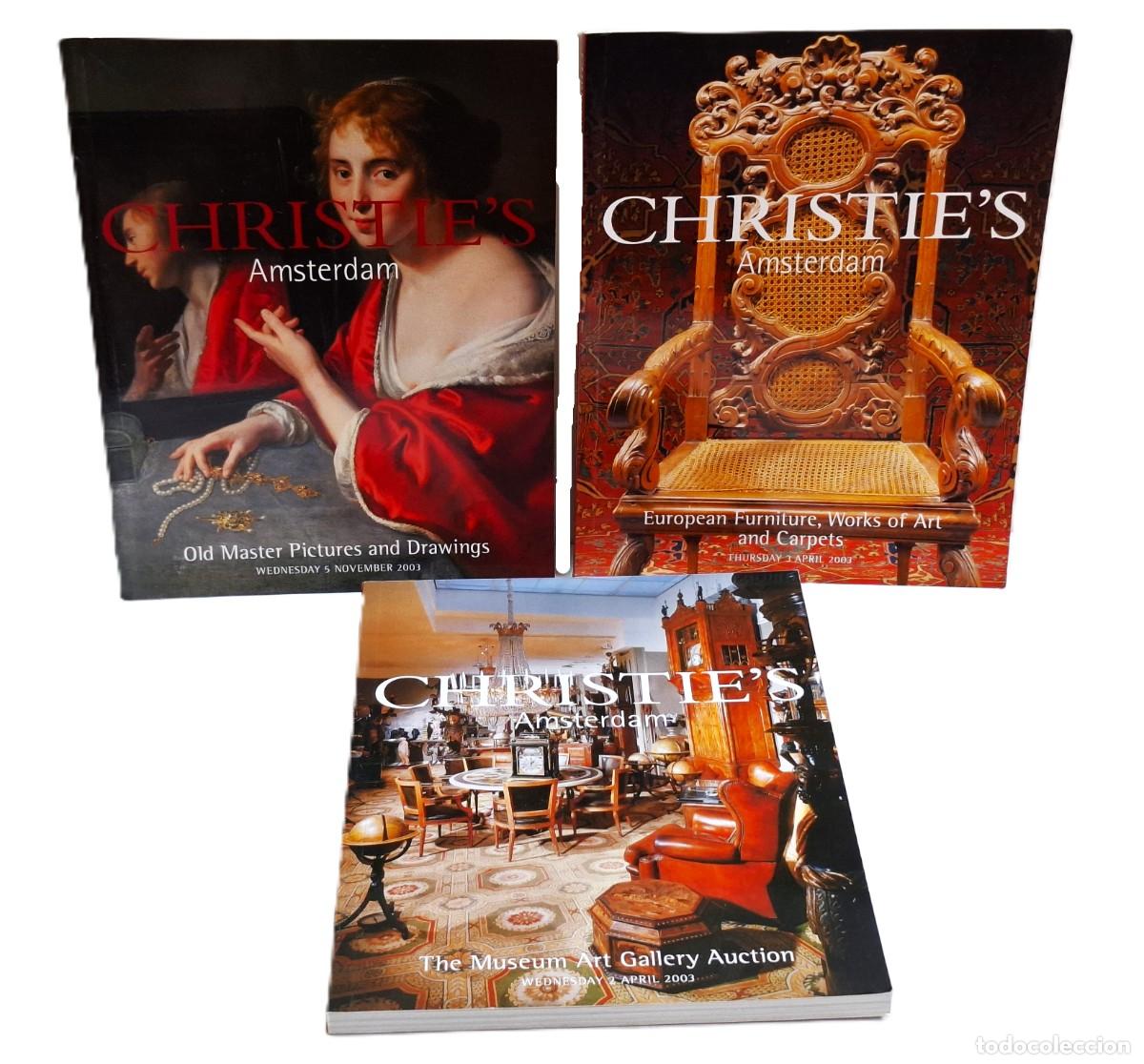 Libros de segunda mano: CHRISTIE'S - 3 LIBROS CATALOGOS ANTIGUEDADES CASA SUBASTAS