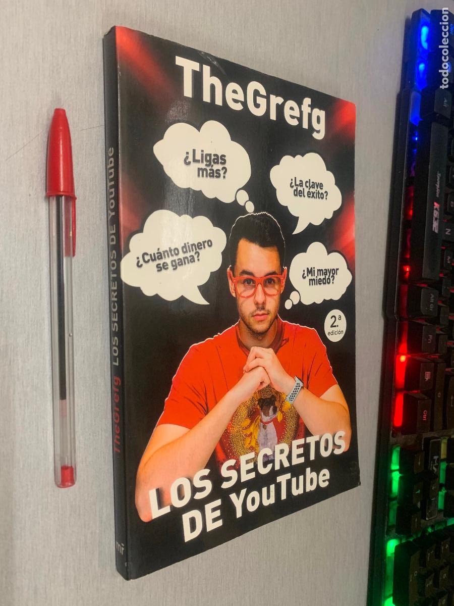 Libros de segunda mano: LOS SECRETOS DEL YOUTUBE / THEGREFG / ED. MART&Iacute;NEZ ROCA 2018