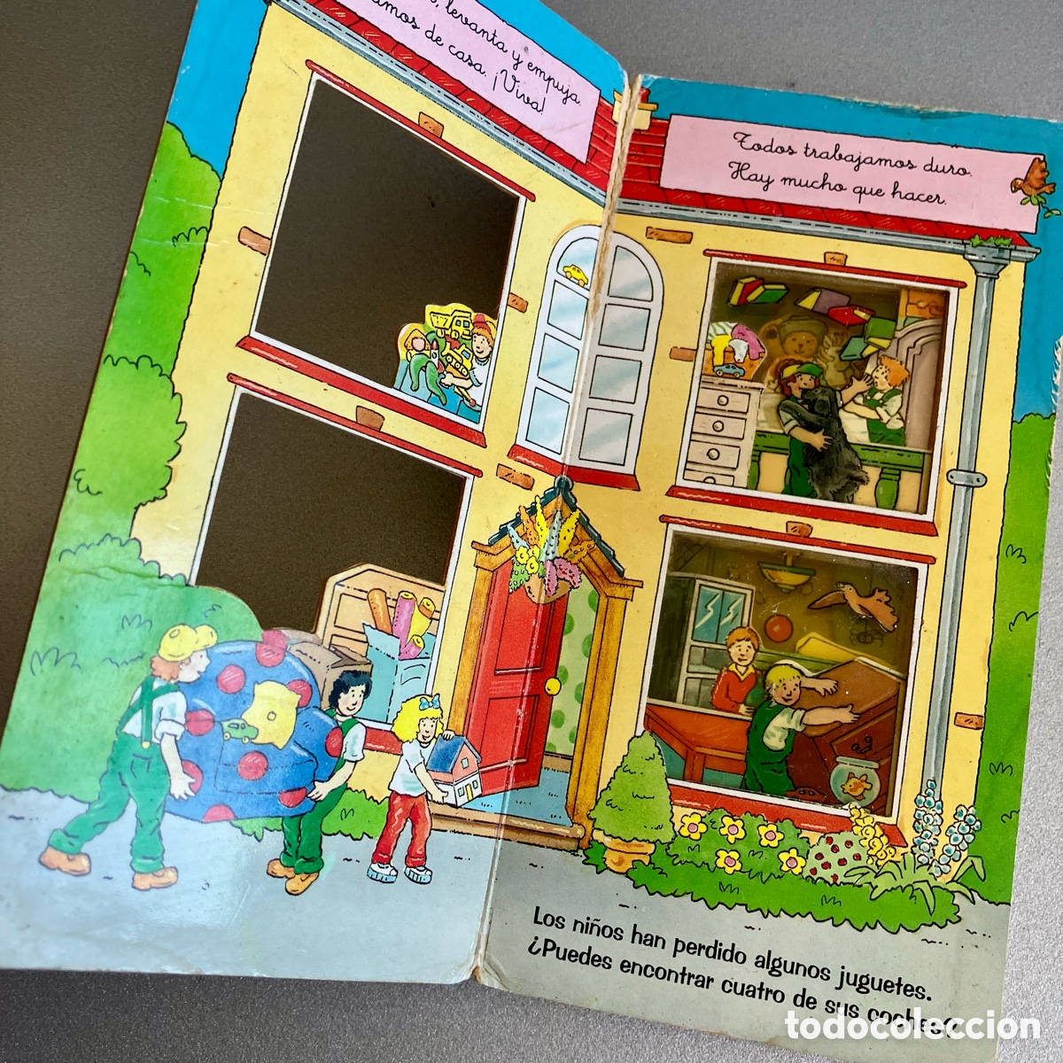 Libros de segunda mano: Libro-juego interactivo Ventana m&aacute;gica: Nos mudamos - Foto 2